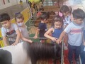 Tu granja en plan vacacional del preescolar #jou-tai el 15 de julio del 2021 con los ponys y nuestros animales de contacto