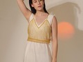 El Vestido Básico Ecru es ideal para mezclar con nuestras piezas artesanales hechas 100% a mano •••