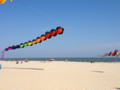 Rehoboth Beach, Maryland where summer hearts fly like kites in deep blue sky