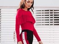 🔝RUFFLE TOP🔝Simple y básico para tus outfit⚡️ Available✔️Red✨Black 5900 NW 99th Ave Unit 7 Doral, Fl 33178 Lunes•Viernes🔘12:30-5:30pm Sabados🔘12:30-5:30pm  #ruffles  #holidays  #christmas  #outfit  #shopping  #doral