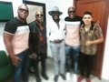 Con nuestro hermano 🙏🏽 @okan_yore #ElHijoDelRey 🤴🏿 ¿Cuantas personas por aquí les gusta la música de estos dos negritos? 👨🏿👨🏿 Buen día mi gente 🔥👌🏾💯 #EddyMoreno #Unisono #ElHijoDeRafaela #losqueestancogidosdelamanodediosnuncasecaen 🎙🎶🇪🇨