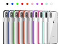 Estuche Transparente Borde Color Samsung A20s Bor Reforzados $16.999