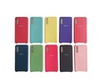 Estuche Silicona Color Samsung A30 + Vidrio Ceramica Flexible $19.999