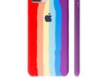 Estuche Silicone Cover Arco Iris iPhone 8 Plus Gamuza Interior $22.999