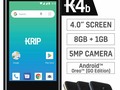 Celular Krip K4b 8gb/1gb Ram 5mpx Pantalla 4 Pulgadas $169.999