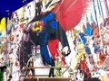 Batman vs Superman art in LA by Mr Brainwash!