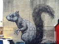 Detailed art by ROA in Brooklyn!