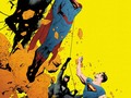Second issue, second Earth. Superman and Batman…