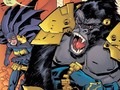 Stephanie Brown took on opponents from all sides…
