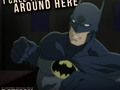 Batman doesn't need fancy gadgets to serve…