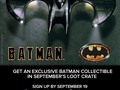 Psst--there's an exclusive Batman item in…
