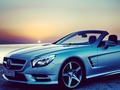 Sun's up! #MercedesBenz #SL [Mercedes-Benz SL550/SL500 #Roadster | V8 - 435hp - 4.6 sec | Combined fuel consumption: 9.2 l/100km | CO2 emission: 214g/km]
