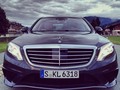 2014 #mercedesbenz #s63 #amg #4matic - first #testdrive in #Austria for the #press #mbfanphoto @log42 [Mercedes-Benz S63 AMG | V8 - 585hp - 4.0 sec | Combined fuel consumption: 10.3 l/100km | CO2 emission: 242 g/km] #mercedes #black