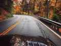Fall in an #mercedesbenz #SL 550 #mercedes #convertible #roadster #black #fall #autum @mbusa