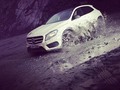 The perfect car to have some fun. Our GLA driver Gerhard enjoyed the ride! Photo by @fredericschlosser #mercedesbenz #gla #mbshootout #mbcar #offroad
