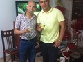 Noche de amigos y xq no unos vinos sociales @faridjose1987 que grato es verte amigo #victorgutierrezh #barranquilla #vinos #amigos