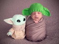 #babyyoda y #babyOliver  . Tengo que conseguir uno de estos . 04142904351 whatsapp para info de citas . #newborn #baby #reciennacido