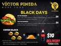 BLACK DAYS @victorpinedamorefood . Nuestras hamburguesas buscan hacerte sentir una experiencia inolvidable . Solo tienes que darte la oportunidad . Delivery a toda Caracas . Hasta las 9pm . Zelle Efectivo  Pago móvil . #hamburguesas #hamburguesa #combo