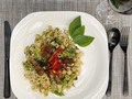 🍅Tomates Secos... perfectos para acompañar tus comidas.. puedes jugar a crear recetas con nuestros productos✨  En esta oportunidad preparamos una deliciosa pasta con brócoli 🥦 acompañada de trozos de cerdo 🐷 y justo al momento de servir terminamos con nuestros tomates secos! ••••••••••••••••••••••••• 🍅 🥒🍆🧅🌶🥕🧄 ••••••••••••••••••••••••• #comida#vinagreta#pasta#recetas#recetasfaciles#recetasdecuarentena#vinagretas#italia#italianas#hechoencasa#food#eat#rico#parati