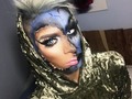 Inspiration @nikkietutorials for one of my Halloween’s make up tutorials!!! By @viniciogrullonmakeup !!! @leurellas_pf eyelashes!!! Las mejores !!! #elismesa #drag #icon #U🖤DIVA @hillary_j_klembert