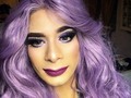 Resultado de nuestro live de hoy #purplevibes by @viniciogrullonmakeupstudio ahora quiero que me digan les pareció y que color le gustaría ver el el próximo live!!!!