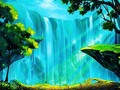 New artwork for sale! - "Magical Waterfall" - fineartamerica