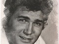 New artwork for sale! - "Young Michael Landon Sketch." - fineartamerica