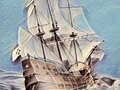 New artwork for sale! - "Galleon Sailing The Seas" - fineartamerica