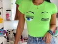 Camisa con vinilo dama, 16 mil al por mayor / 30mil al detal💚💚💚Mayor inf 📲 301 621 9406  #camisasdama #moda #verdefosforecente #medellin  #ojos #camisasverdes #modachic #camisasconvinilo #domicilios #envios #vinilo