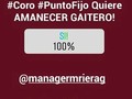 @lagaitaencoro - Asi termina nuestra encuesta 100 % SI! Estaremos informando.. #Gaita #Amanecer #Falcón #Venezuela