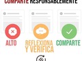 #Repost @voltealaarepa ・・・ Las noticias reales son bastante alarmantes como para compartir las falsas que por lo general causan pánico y más estrés del que ya tenemos !! POR FAVOR no compartas noticias sin antes pasarla por este filtro 👉🏻 ❌ Detente ( antes de darle compartir ) ⚠️ Reflexiona y verifica ( es fácil mete la noticia en Google y verás que fuentes lo divulgan, si es que existen ) ✅ Si es real y valiosa compártela !! Vamos a compartir responsablemente, no sabemos que daño psicológico podemos causar en alguien que lea la noticia !! En estos tiempos difíciles seamos prudentes 😁 sé que siempre lo hacemos con buena intención pero podemos mejorarla 😁  #comparteresponsablemente  #nofakenews  #coronavirus  #covid_19  #shareforshare