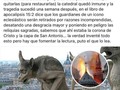 Oscuridad o luz? Gárgolas en una catedral donde reposan mucha información y objetos importantes.