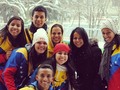 In #paris #open2013 whit #friends in the #snow :) @monicaniet