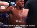 🤜 Tyson Fury tells #BBCSport Anthony Joshua is 'finished'. I'm sure AJ would disagree, but there's little doubt that #FuryJoshua is the bout, fight fans want to see..