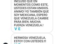 @queiri.San gracias por tu mensaje todo el pueblo venezolano te dice gracias y sabemos que están con nosotros al igual que el resto del mundo