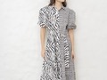Vestido zebra contrastes SPIRITO $277.900