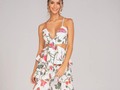 Vestido cutout estampado en seda ✨