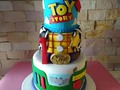 Con ésta cuchitura de toy story para celebrar la vida de Jean Lucas recibimos éste 2023! Deseando para todos un gran año lleno de éxitos! 🥰🥳 #toystorycake  #tortadetoystory  #fondantcake  #instacake  #hechoamano  #cabimas  #celebracion
