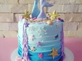 Uno de mis temas favoritos para celebrar la vida de la preciosa Romina💝 #mermaidtailcake  #tortadecoladesirena #fondantcake  #cabimas  #instacake  #hechoamano  #cakecelebration  #hechoconamor