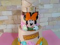 Mickey y Minnie safari para celebrar los cumpleaÃ±os de Shanell y EfrainðŸŒ¿ #mickeymousesafaricake #minniemousesafaricake #mickeyyminniesafari #fondantcake  #instacake  #hechoamano  #cabimas  #hechoconamor