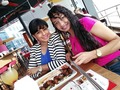 Compartiendo con mi amiga @annelilorenzo en un Bar/Restaurante asíatico. #Girls #Friends