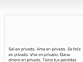 Lo mejor que he leído en días, en estos tiempos que hasta las flatulencias se publican 👍👍