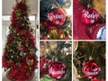 Cuando te pasan foto de como se ven tus bambalinas en sus árboles de navidad mi corazón se llena de alegría ❤️🎅🏻...  #navidad #arbol #bambalinas #personalizadas #pedido #caracas