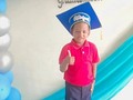 Mi príncipe mami está inmensamente orgullosa de ti ya logramos con éxito tu primer meta y vamos por más te amo locamente. Agradecida con Dios por haberme regalado el príncipe de mis sueños eres mi oxígeno de vida ❤️😍#mamaorgullosa #cosasdeyohannacanseco