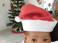 Llegó navidad y la abuela Silvia lo sabe 😅 mini gorro realizado por su abue #navidad #barquisimeto #lara