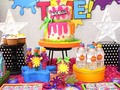 🍭🎉SLIME🎊💗Isabella cumple 7 años🎀🎁 y lo celebró con una divertida temática de colores🍭 Fotografia:@cespinosaworkshoot Reposteria:@reposterialubdy  Recreacion:@santiagomartinezrecreaciones