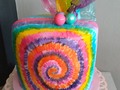Nos unimos a la fiebre Tie Dye con esta linda cakes 😃😍😍 #tiedye #tiedyecake #yuslaycakes #maracaibo