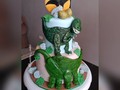 🦖🦕 Dinosaurios!! Un motivo muy solicitado por los pequeños de la casa 😍🦖🦖