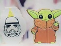 Star Wars Cookies 😍😍 Cada detalle cuenta y esas galleticas son una bella y deliciosa forma de decorar tu mesa 💚💚