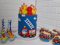 Galletas 3D y Cake pops para Complementar una linda Decoración 😍🚒🚒